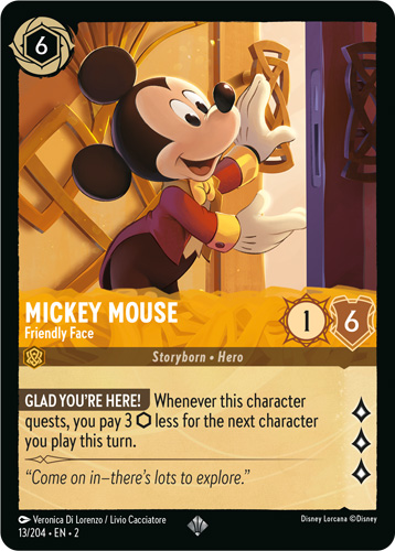 Mickey Mouse Friendly Face